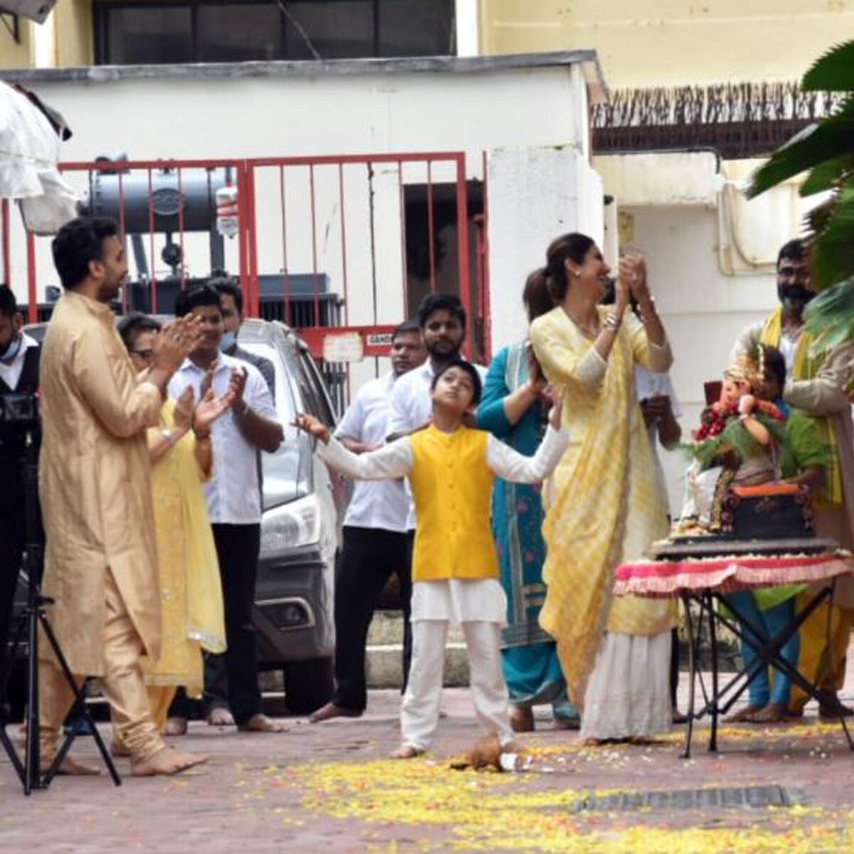 फैमिली संग शिल्पा शेट्टी