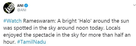 रामेश्वरम में दिखा सूर्य का अद्भुत नजारा, देखते रह गए लोग