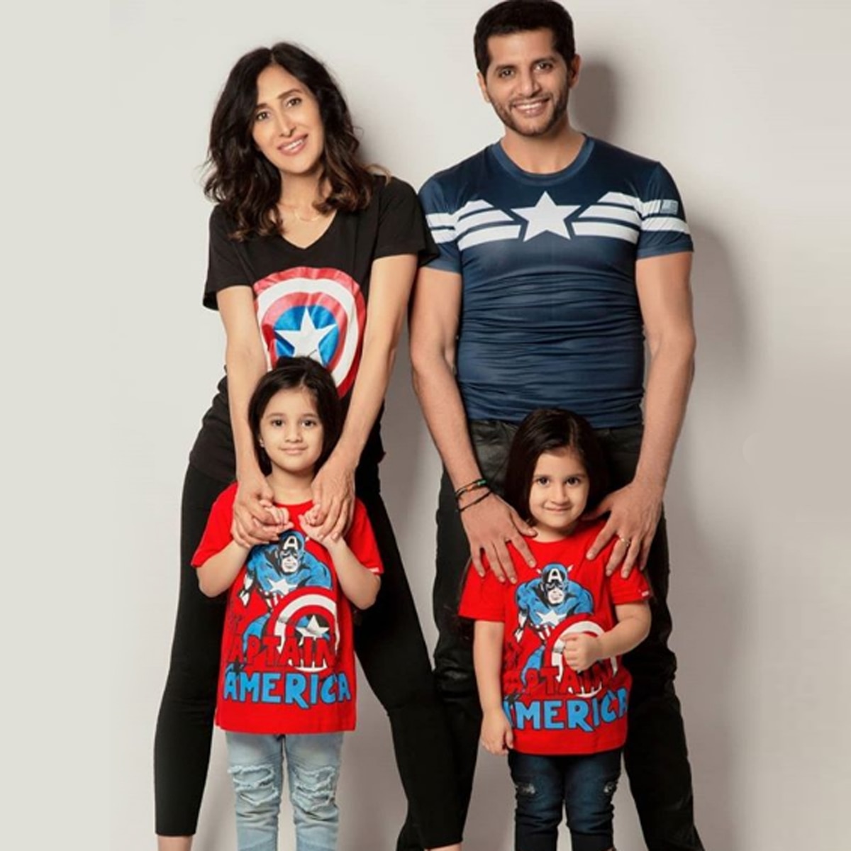 करणवीर बोहरा और उनकी पत्नी तीजे सिधू 