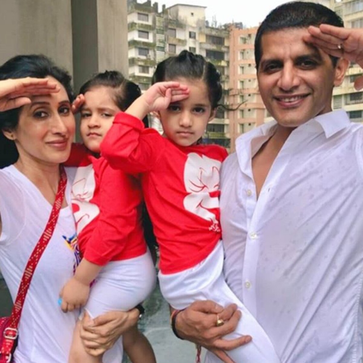 करणवीर बोहरा, उनकी पत्नी तीजे सिधू और बेटियां