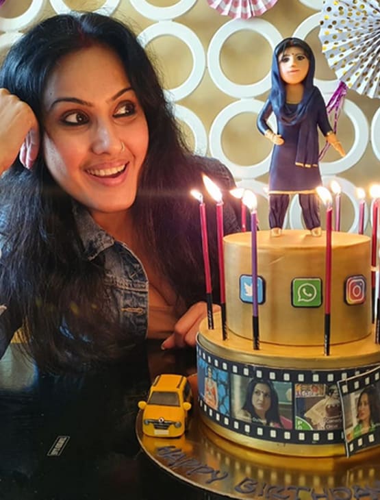 शादी के बाद काम्या का पहला बर्थडे, पति ने फिल्मी अंदाज में किया सेलिब्रेट