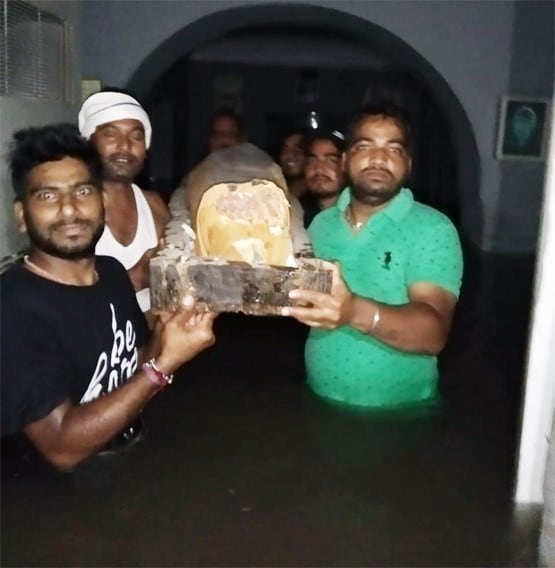 जयपुरः म्यूजियम में भरा पानी, 130 साल बाद शोकेस से निकली 2400 साल पुरानी ममी