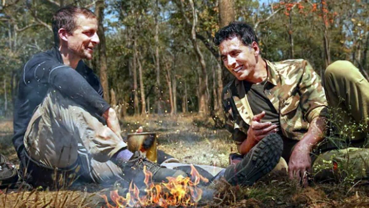 बीयर ग्रिल्स और अक्षय कुमार