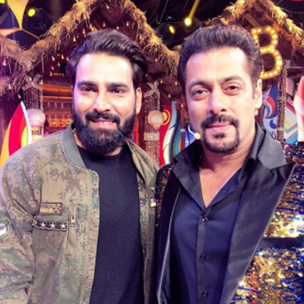  मनवीर गुर्जर सलमान खान के साथ