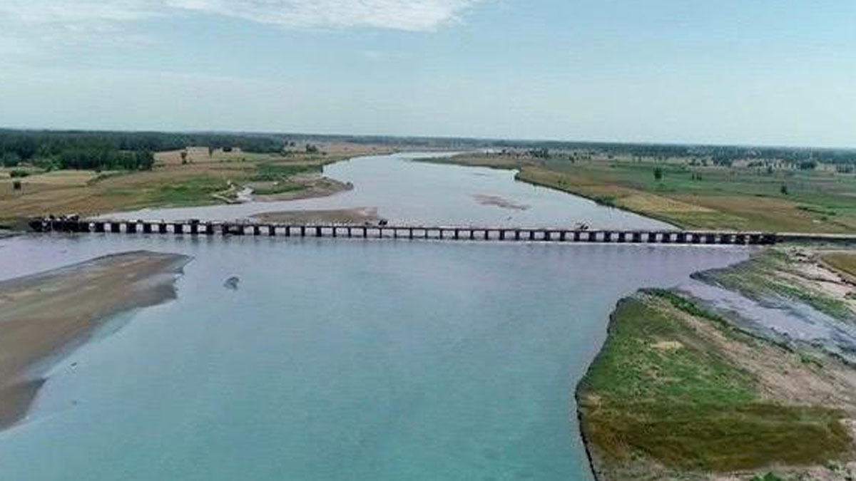 बीआरओ द्वारा तैयार किया गया एक पुल (फोटो-ट्वीट)