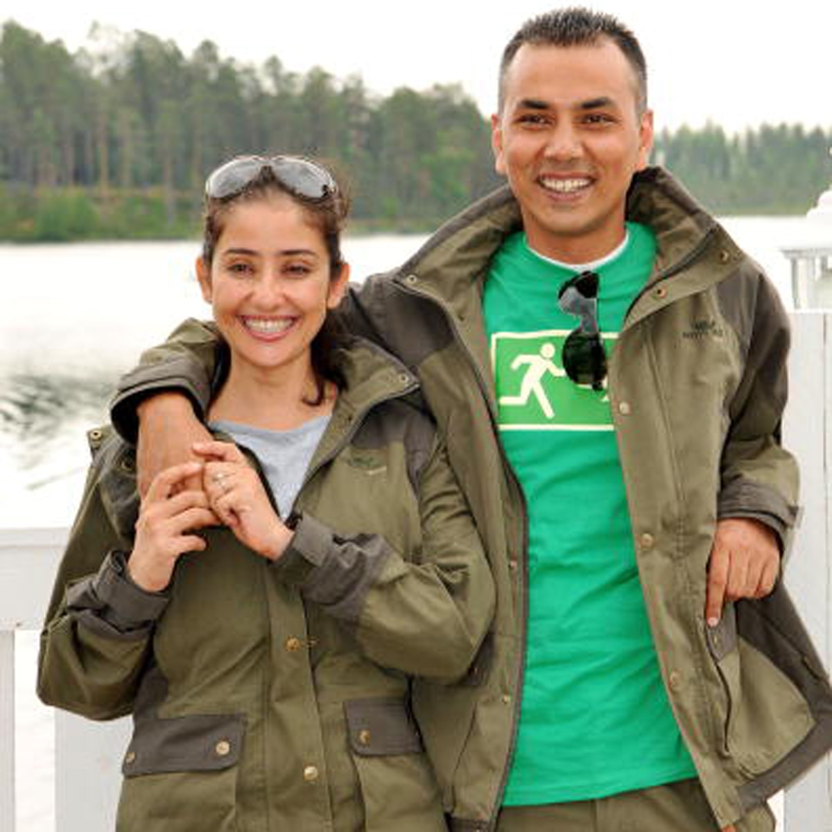 मनीषा कोइराला और सम्राट दहाल