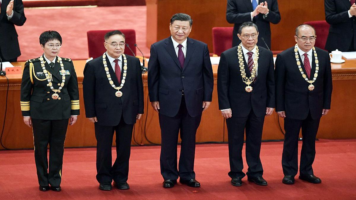 President Xi Jinping Awarded China top honors to 4 heroes