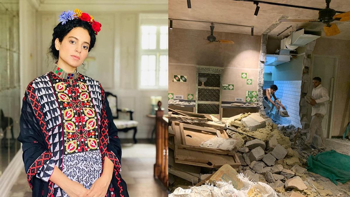 कंगना रनौत और उनका टूटा हुआ दफ्तर