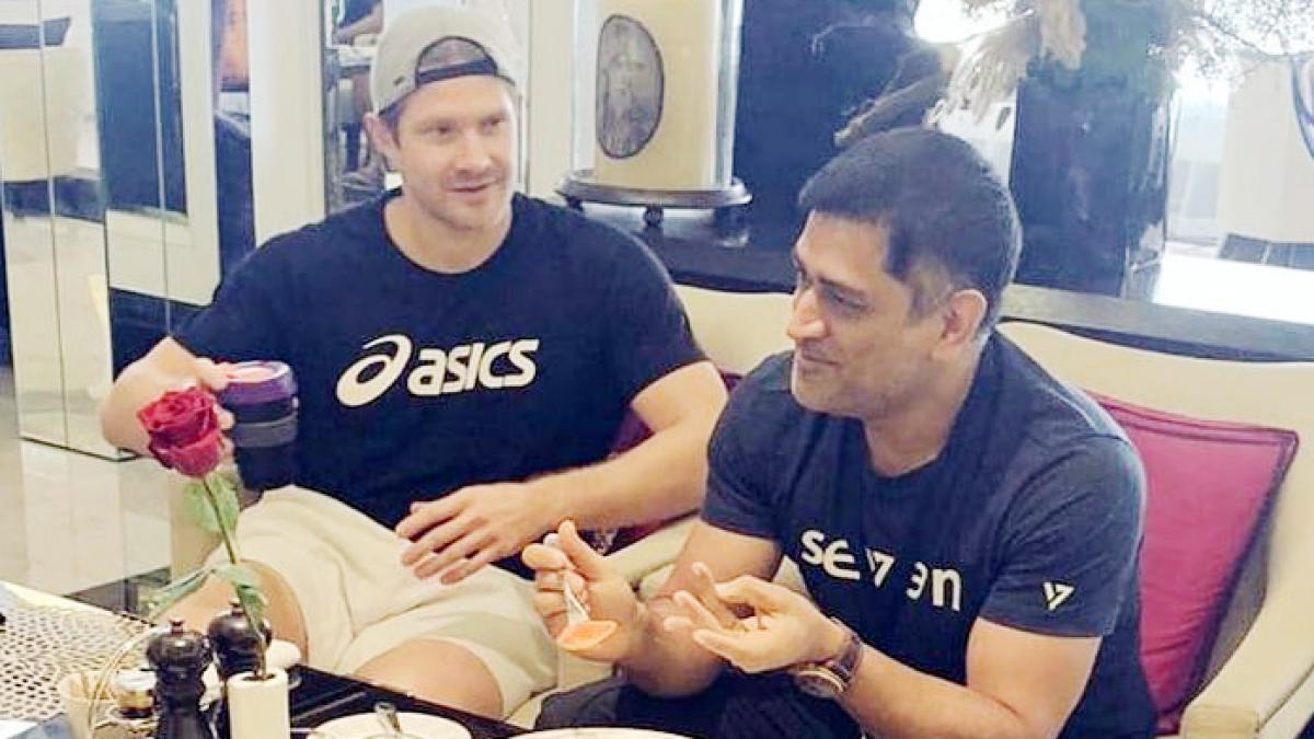 Shane Watson and MS Dhoni
