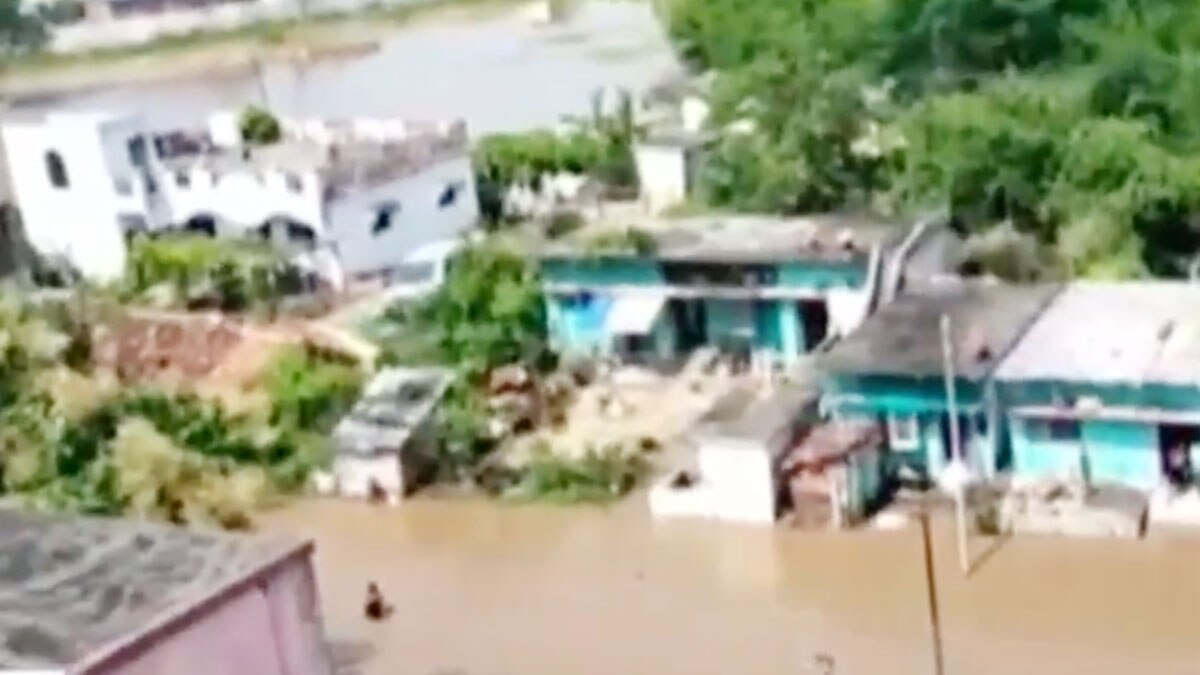 महाराष्ट्र में बाढ़ का कहर (फोटो आजतक)