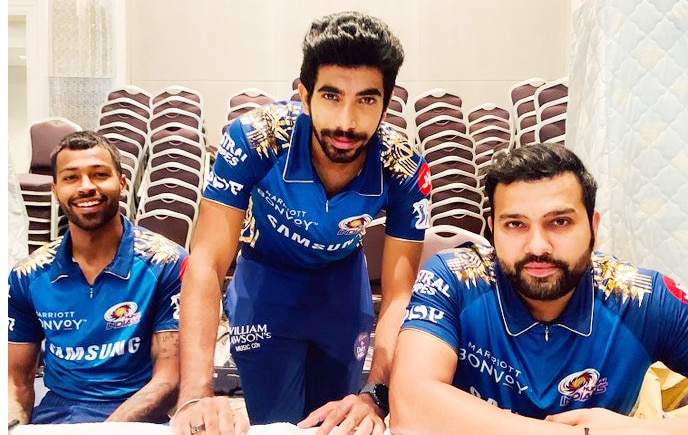Pandya, Bumrah and Rohit.