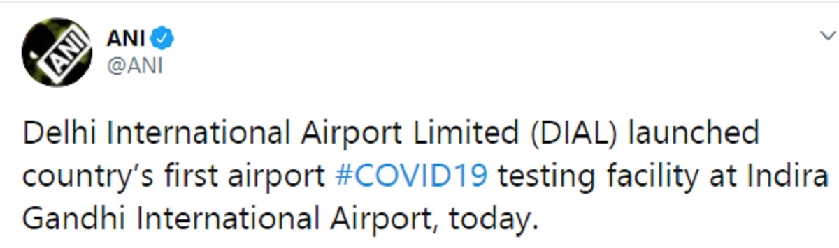 अब दिल्ली एयरपोर्ट पर होगी कोरोना की जांच