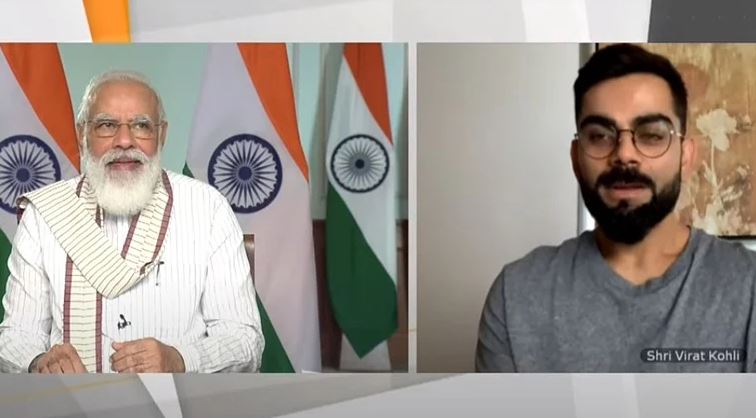 PM Modi and Virat Kohli