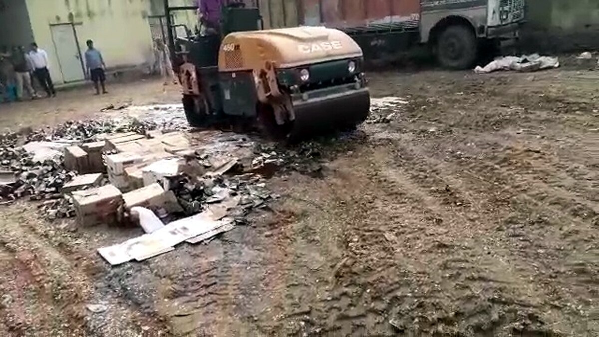11000 Litre Alcohol destroyed Amid Bihar Election in Kaimur