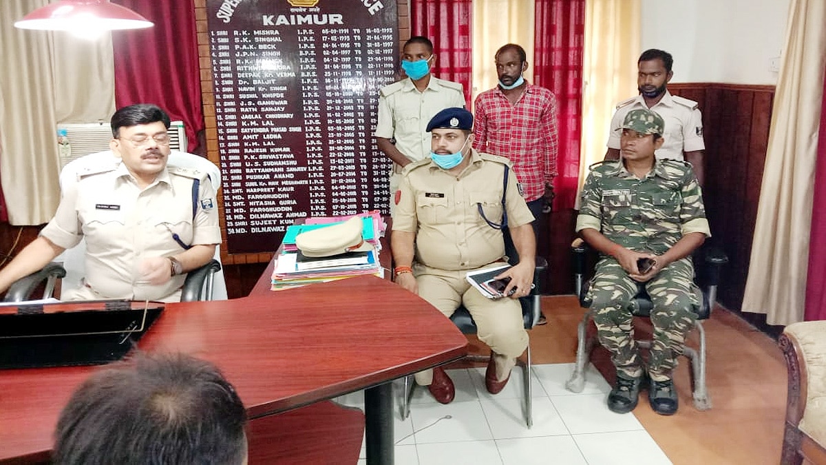  Naxalite Birbal Kahar arrested by Kaimur police