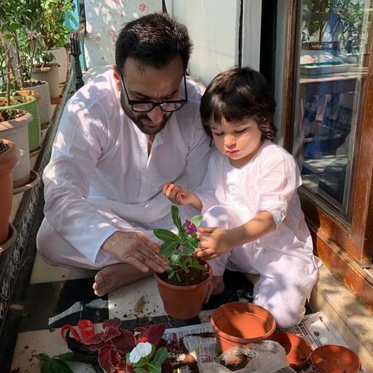 सैफ संग तैमूर