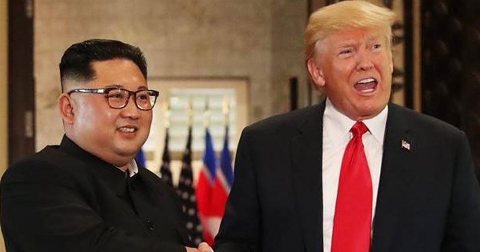 किम जोंग उन और ट्रंप