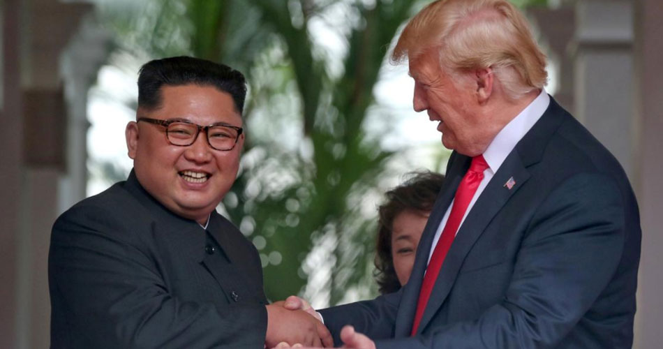 किम जोंग उन और ट्रंप