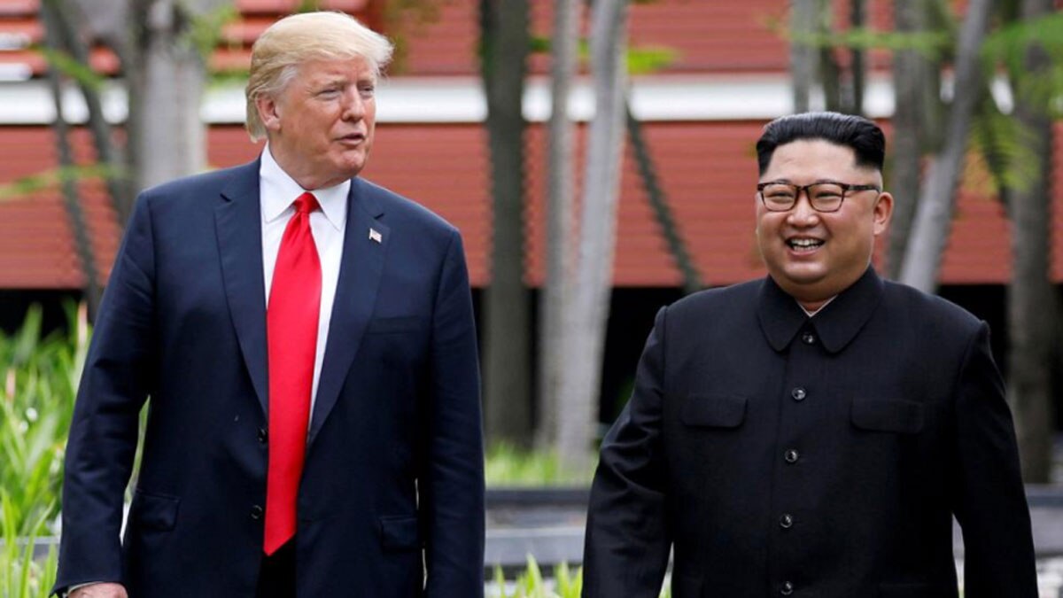 किम जोंग उन और ट्रंप