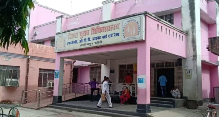 महिला के शव को चादर में टांगकर ले जाते वीडियो हुआ वायरल.