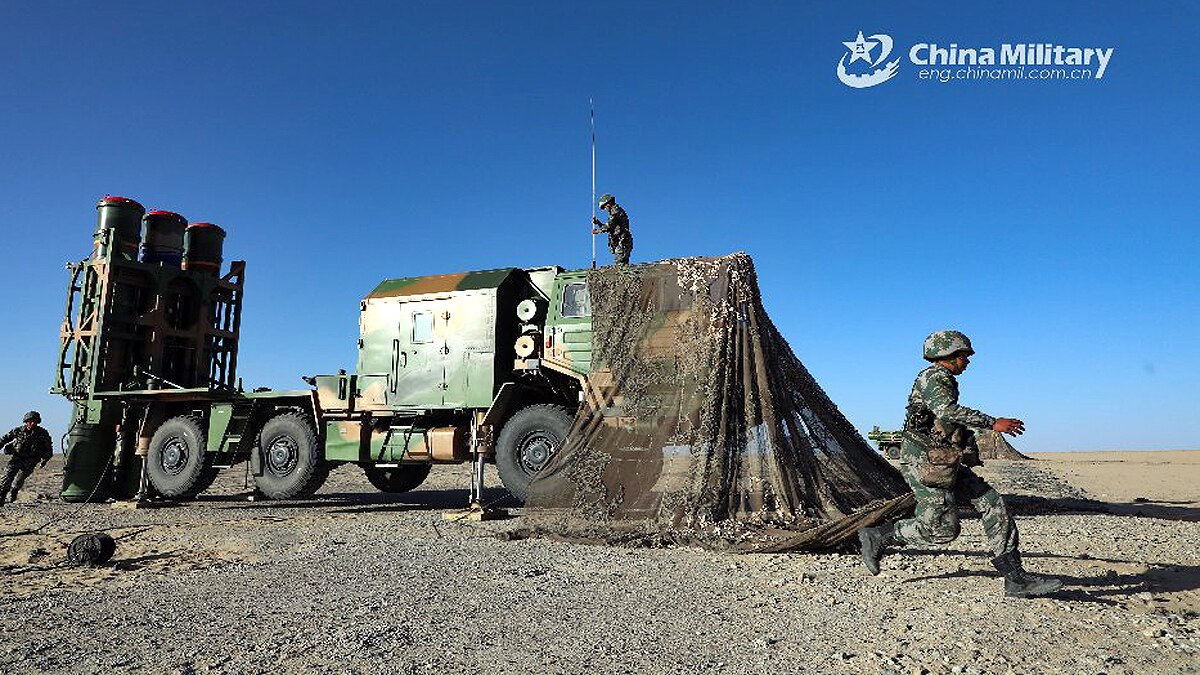 China launched medium range HQ-16 missile