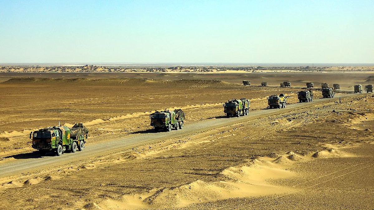 China launched medium range HQ-16 missile