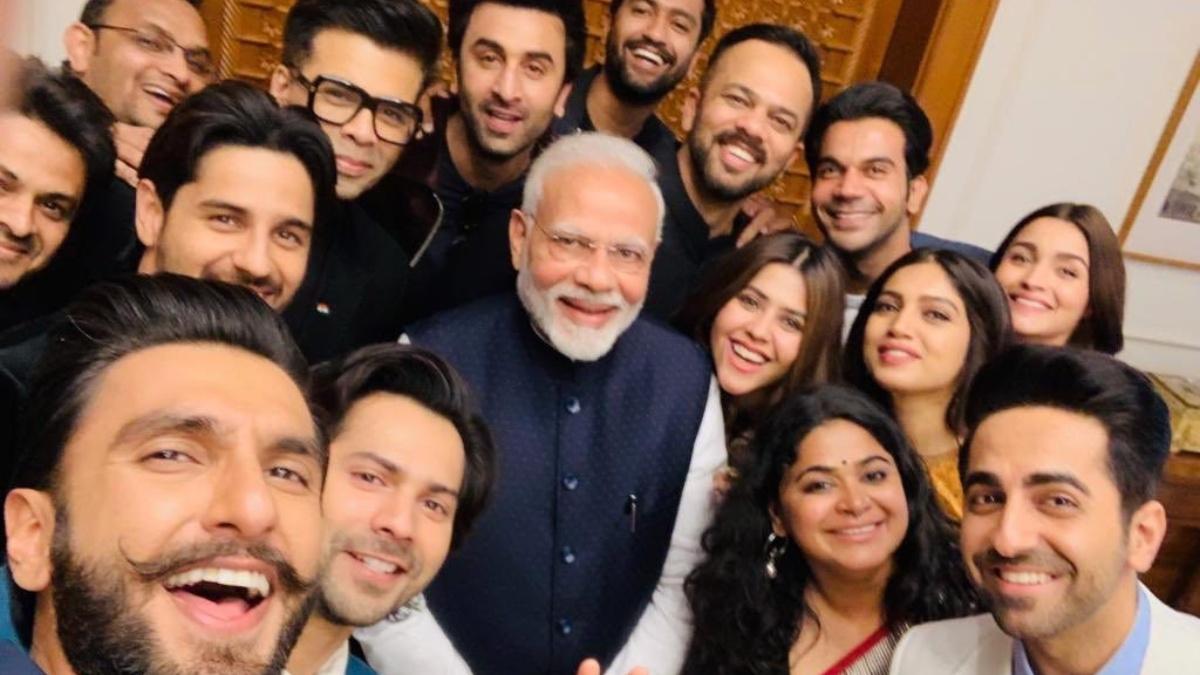पीएम नरेंद्र मोदी और बॉलीवुड स्टार्स 