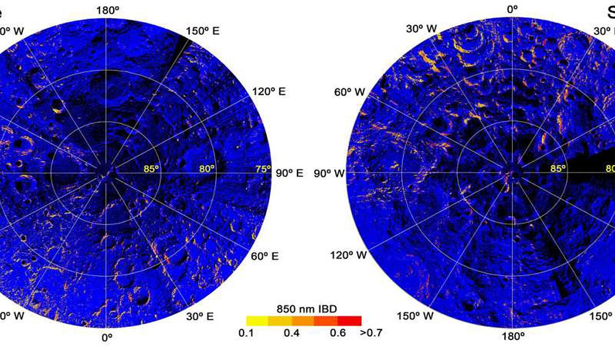 Moon is rusting ISRO Chandrayaan-1 Hematite