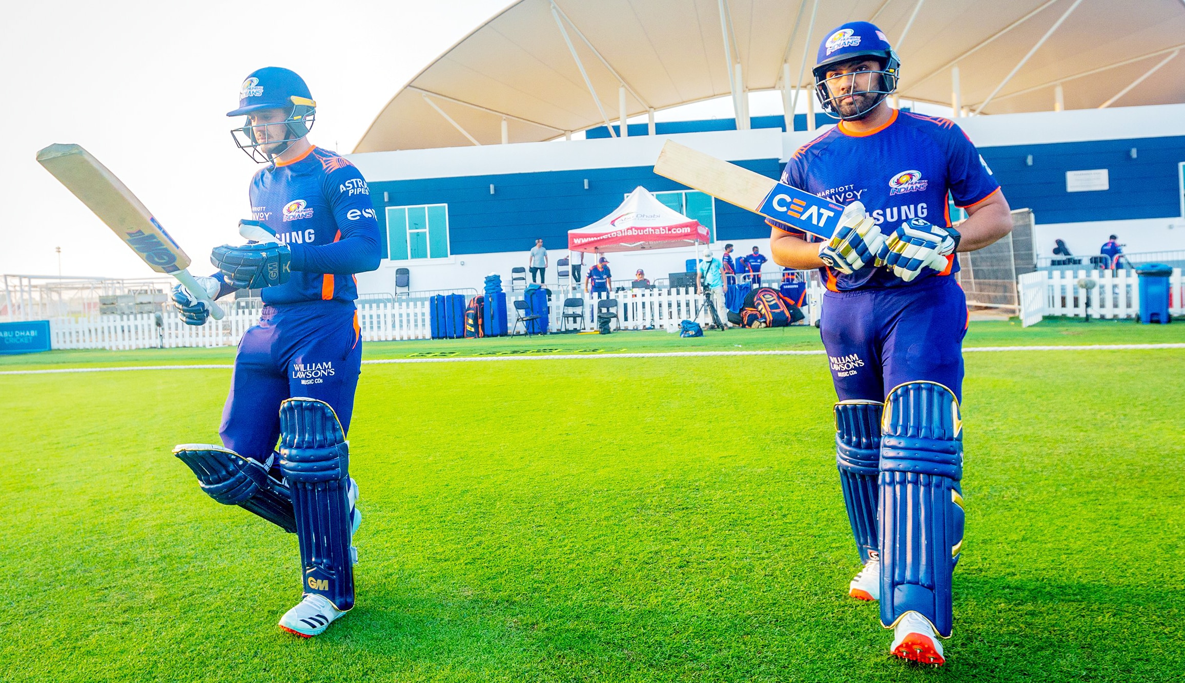 Quinton de Kock and Rohit Sharma Quinton de Kock and Rohit Sharma