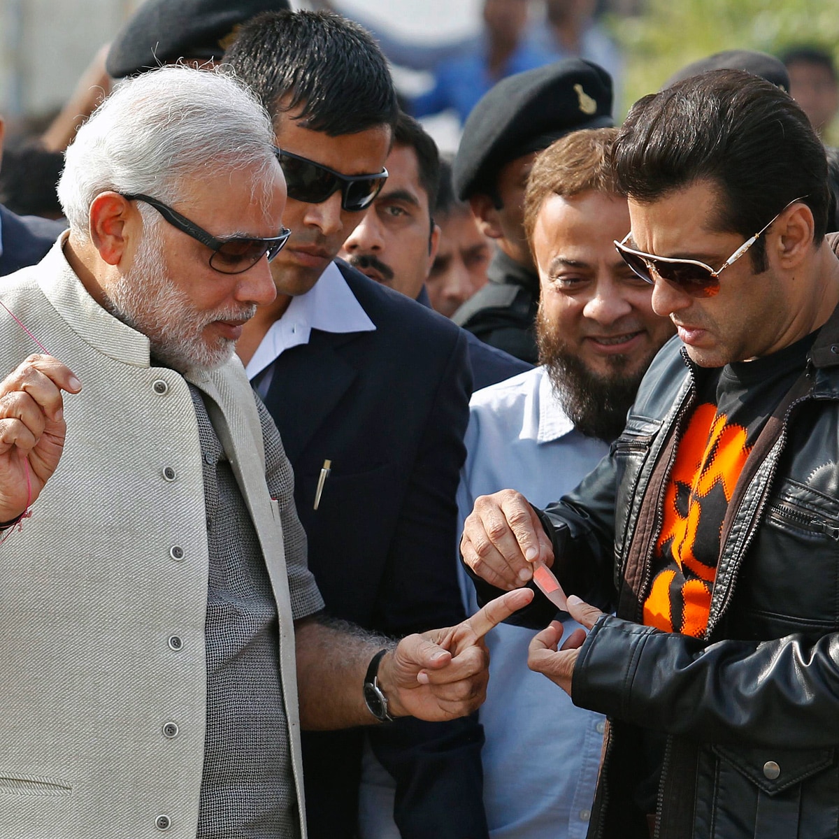 नरेंद्र मोदी और सलमान खान 
