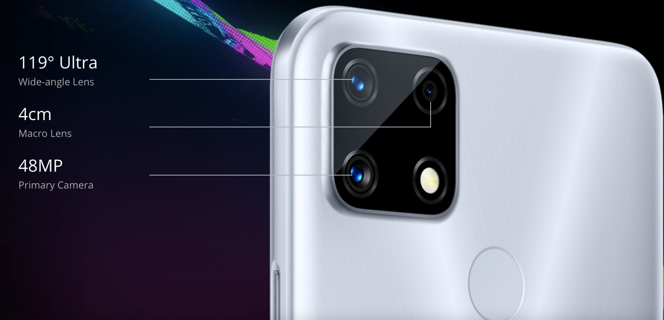 Narzo 20 कैमरा 