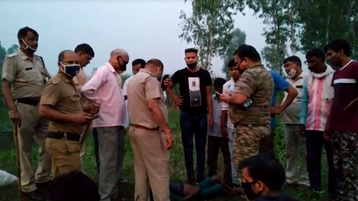 आठ साल की बच्ची को मगरमच्छ ने निगला (फोटो आजतक)