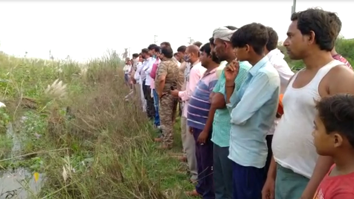 आठ साल की बच्ची को मगरमच्छ ने निगला (फोटो आजतक)