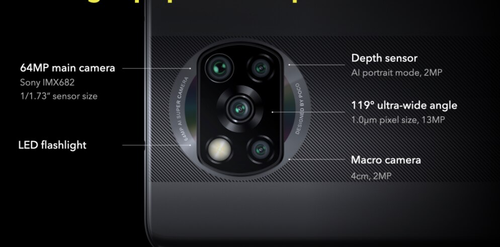 POCO X3 कैमरा 