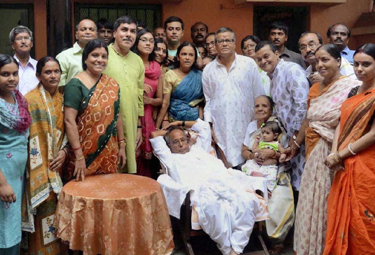 तस्वीरों में पूर्व राष्ट्रपति प्रणब मुखर्जी