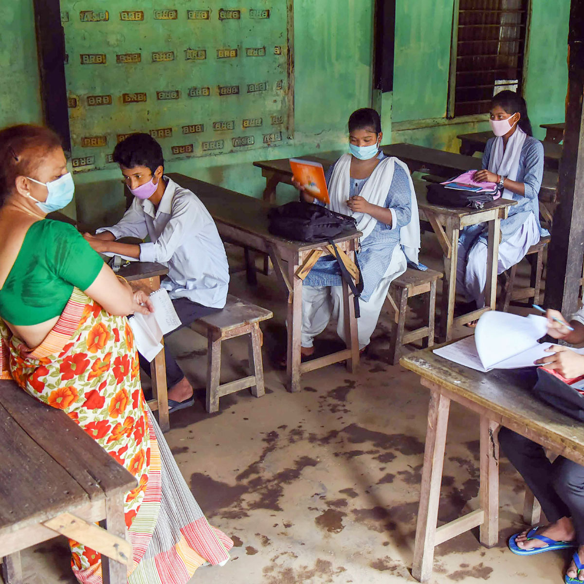 Schools Reopen 2020 first day