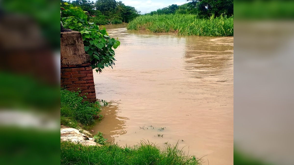 SSB Check Post IN Raxaul Bihar Nepal Border is in danger of Flood