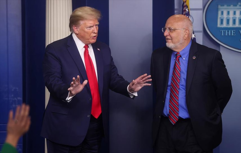 Robert R. Redfield and Donald Trump