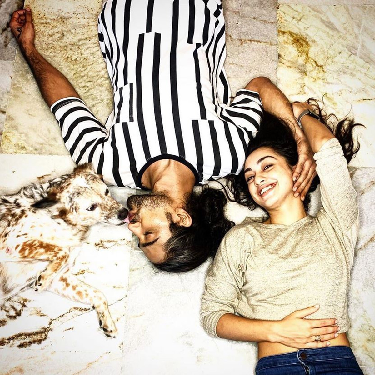 सनम जौहर और अबिगेल पांडे