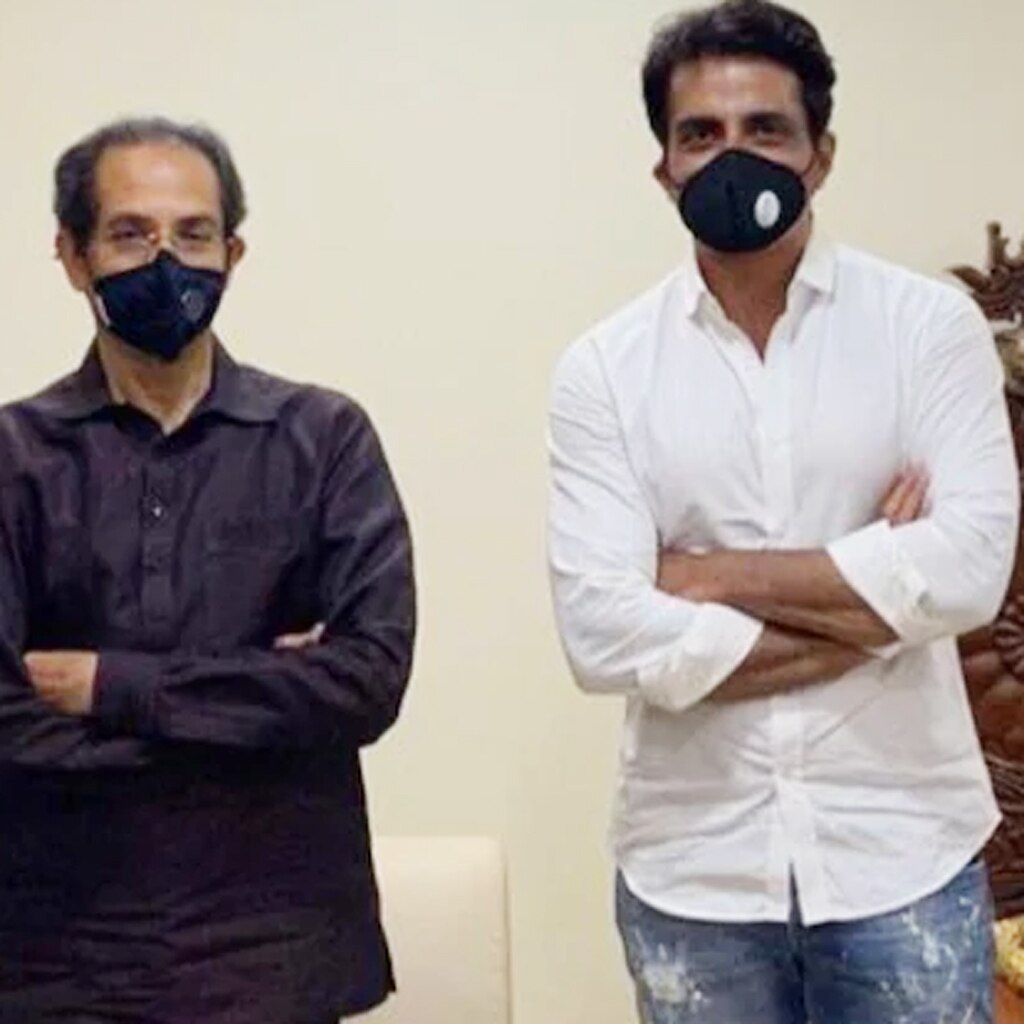 उद्धव ठाकरे संग सोनू सूद