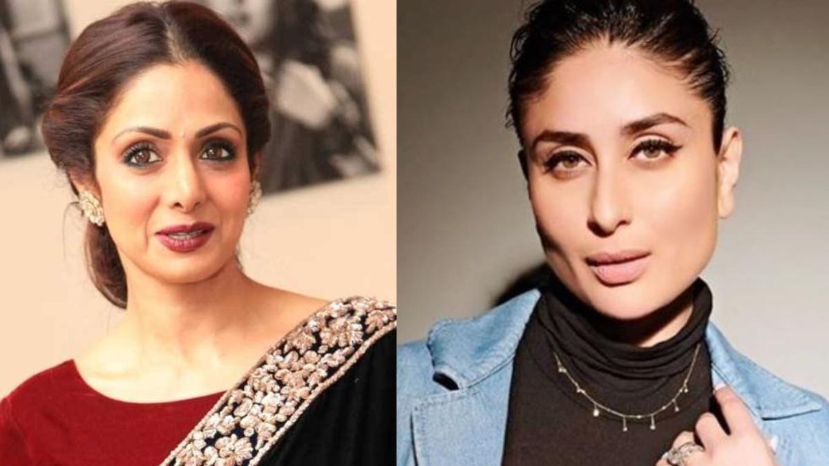 श्रीदेवी और करीना कपूर खान 