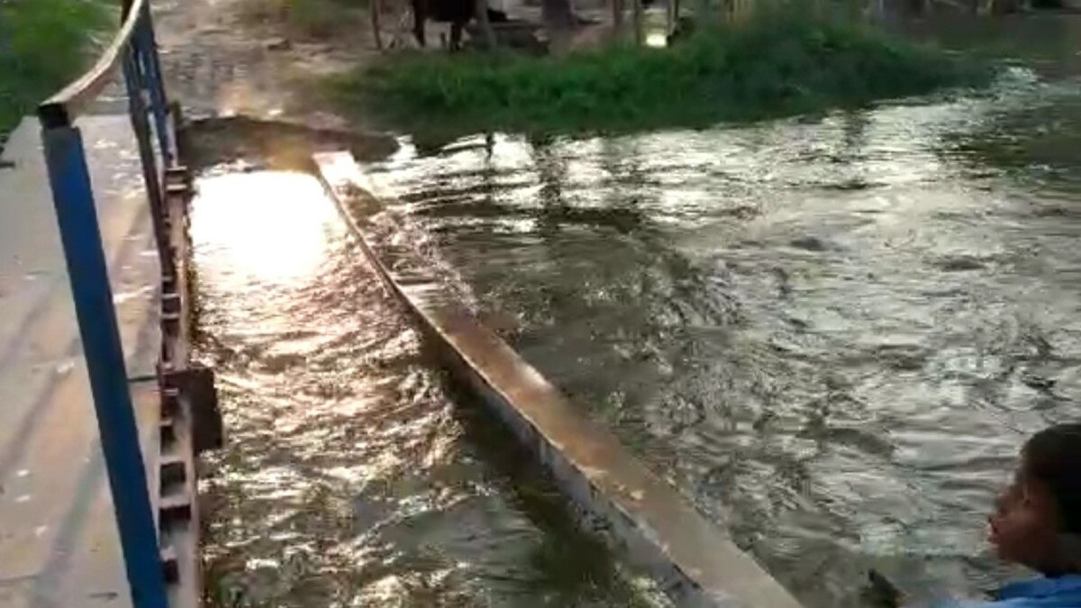 बिहार के गोपालगंज में बाढ़ का कहर (फोटो आजतक)