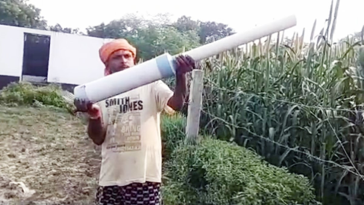 जुगाड़ की गन (फोटो आजतक)