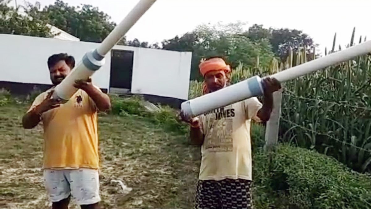 जुगाड़ की गन (फोटो आजतक)