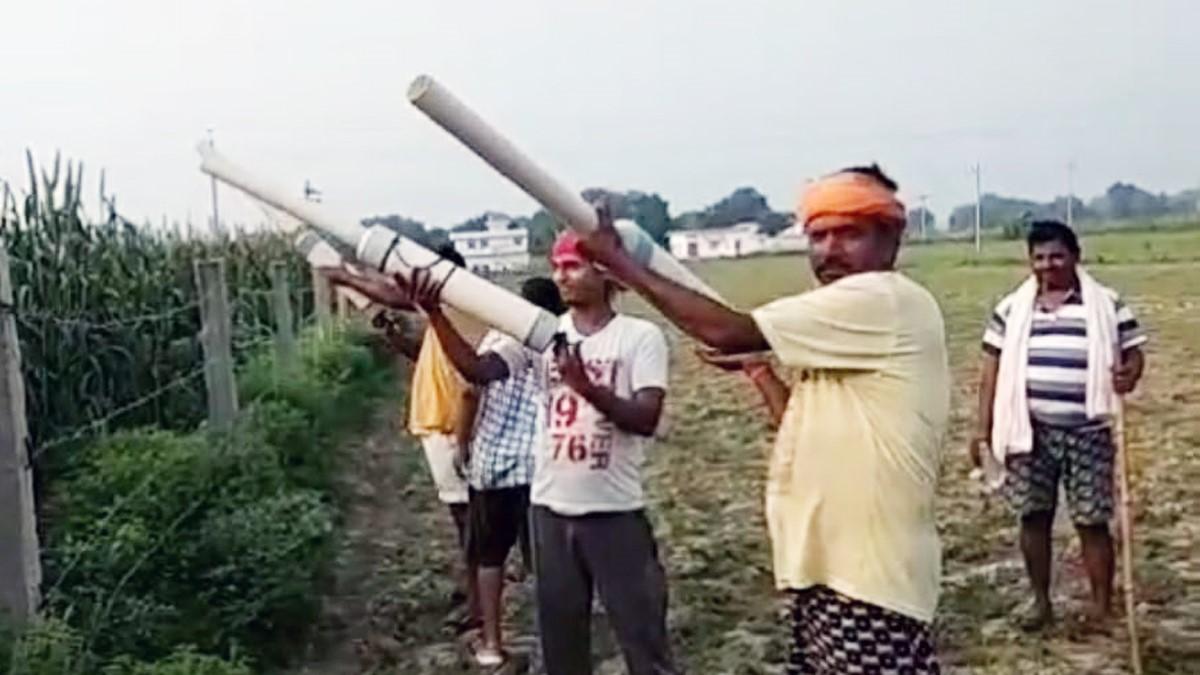 जुगाड़ की गन (फोटो आजतक)