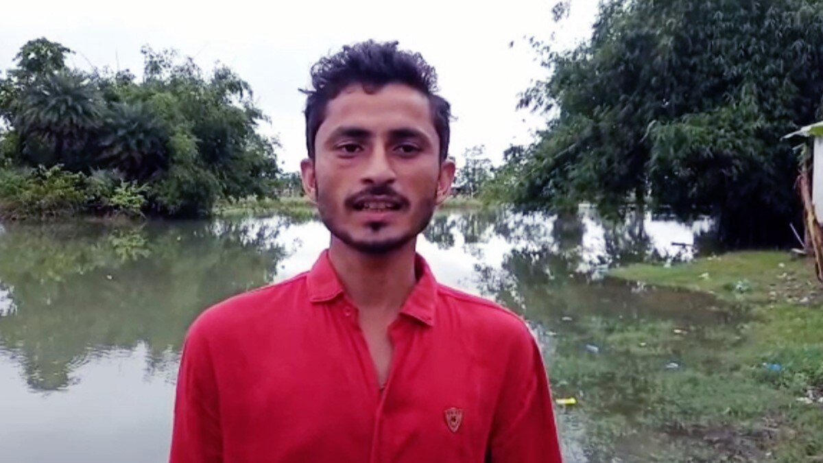 बिहार के गोपालगंज में बाढ़ का कहर (फोटो आजतक)