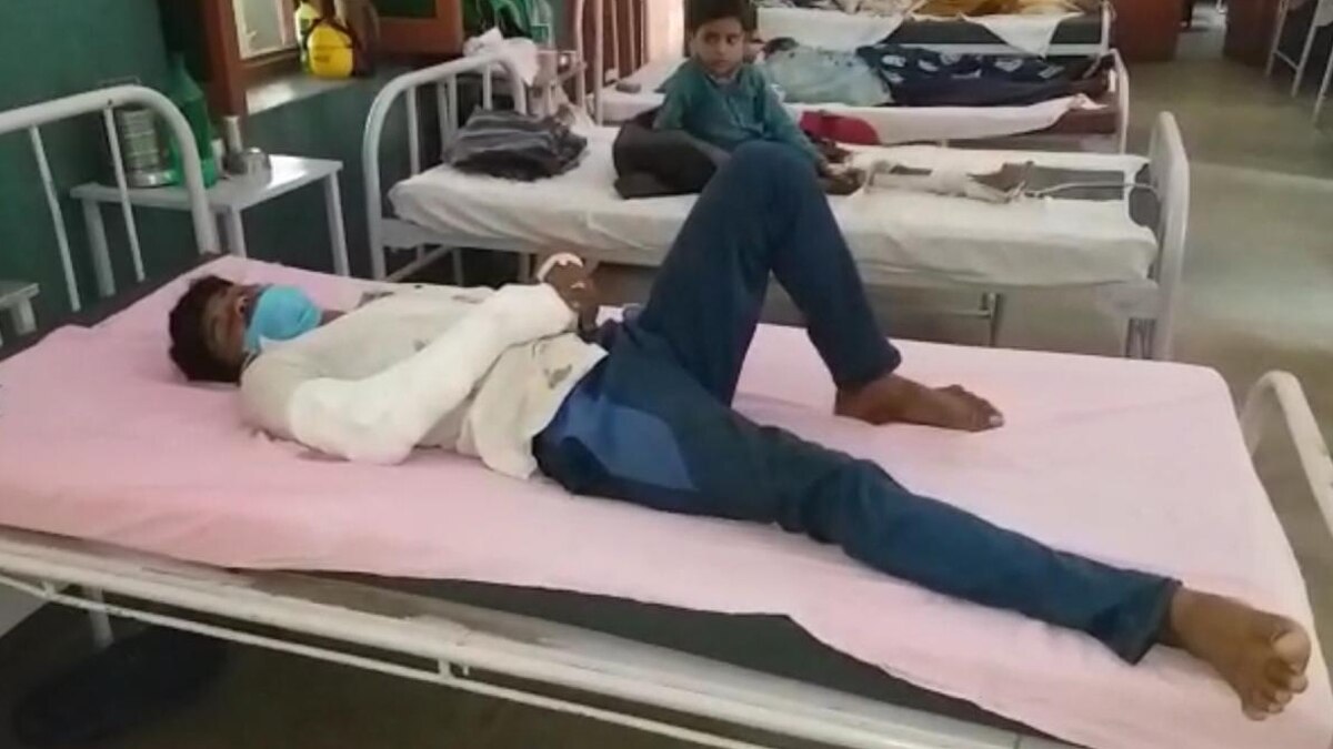 सड़क हादसे में चार मजदूरों की मौत (फोटो आजतक)