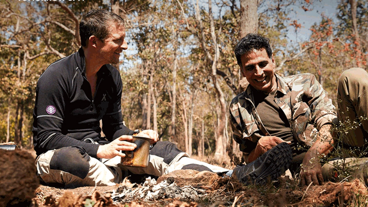 अक्षय कुमार और बेयर ग्रिल्स 