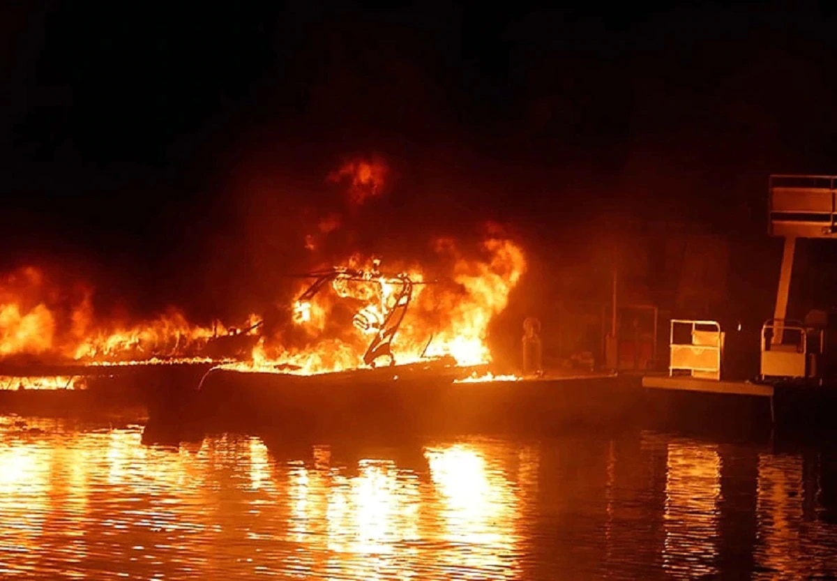 अमेरिका में इस वजह से लगी भीषण आग