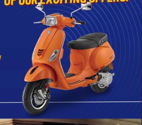 वेस्पा स्कूटर लॉन्च